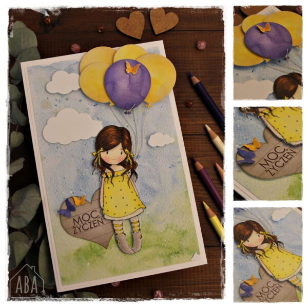 Dziewczynka z balonikiem - żółta