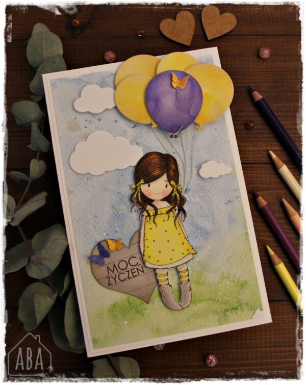 Dziewczynka z balonikiem - żółta